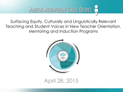 Surfacing Equity, Culturally and Linguistically Relevant Teaching