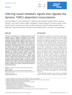 Inferring causal metabolic signals that regulate the dynamic