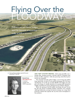 Flying Over the Floodway - Modern Steel Construction