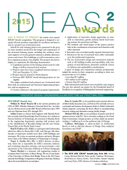2015 IDEAS 2 Awards - Modern Steel Construction