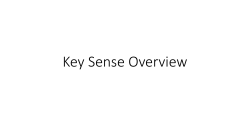 Key Sense Overview