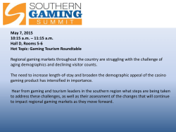 Gaming Tourism Roundtable - Mississippi Gaming Association