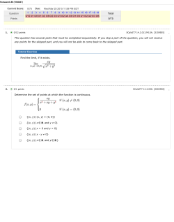 Here are the WebAssign problems.