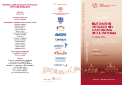 Progr. aprile 2015.indd - Mediterranean School of Oncology