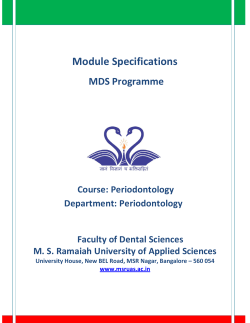 MS_PDS - MS Ramaiah University of Applied Sciences
