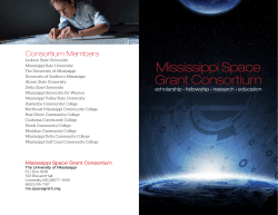 Click here - Mississippi Space Grant Consortium