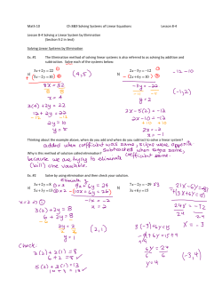 8-4 Solving Linear Systems by Elimination.jnt