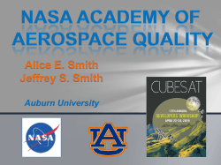 NASA Academy of Aerospace Quality