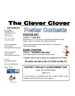 The Clever Clover - Mississippi State University Extension Service
