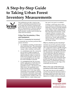 A Step-by-Step Guide to Taking Urban Forest Inventory Measurements