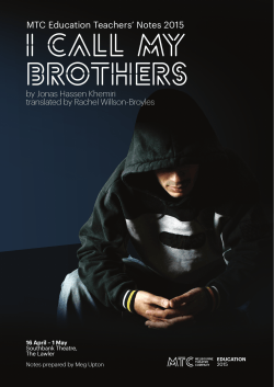 I CALL MY BROTHERS - Amazon Web Services
