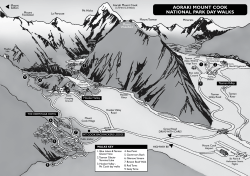 Mt Cook National Park Walking Map