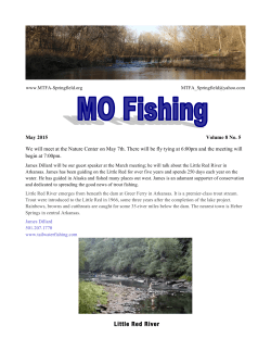 MTFA-NL May 2015 - Missouri Trout Fishermen`s Association