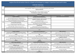 Program of the 4th International Conference on - MT