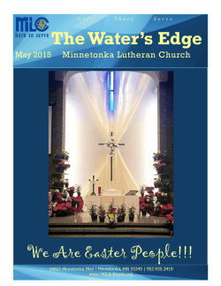 May 2015 - Minnetonka Lutheran Church