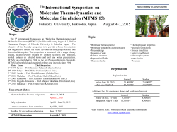 ã¹ã©ã¤ã 1 - 7th International Symposium on Molecular