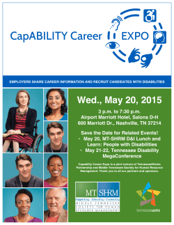 CapABILITY Career Expo - Middle Tennessee Society for Human