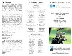 2015 Golf Tournament Brochure