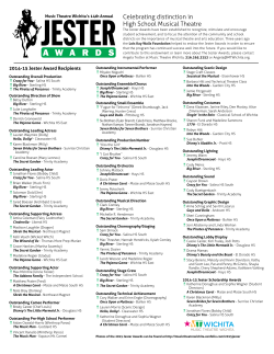 View the 2014-2015 Recipient List.