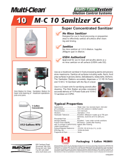 MC-10 Sanitizer - Multi