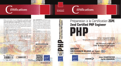 PrÃ©paration Ã  la Certification ZCPE Zend Certified PHP