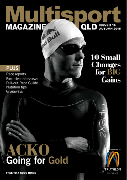 Going for Gold - Multisport Magazine