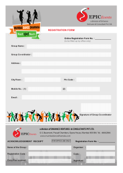 Entry Form - Online - Any Group Can Dance