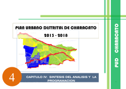 plan urbano distrital de characato 2013-2018