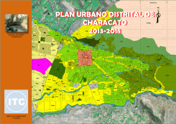 plan urbano distrital de characato 2013