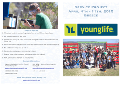2015 Service Project Flyer - Munich International Community Young
