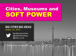 Cities, Museums, and Soft Power