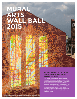 MURAL ARTS WALL BALL 2015