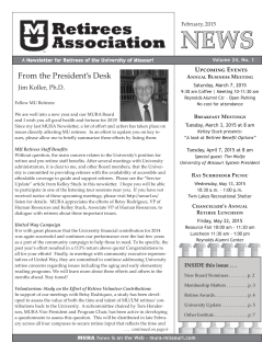 MURA Newsletter - February 2015.indd