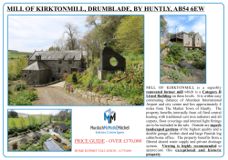mill of kirktonmill, drumblade, by huntly, ab54 6ew