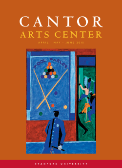 newsletter - Cantor Arts Center at Stanford University