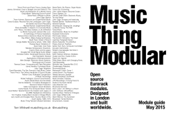BMM2015Notebook - Music Thing Modular