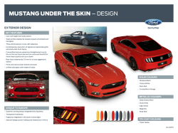 mustang under the skin â Design