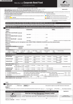 Birla Sun Life Corporate Bond Fund KIM.cdr