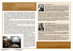 2015 05 09&10 Deauville jour de l`orgue communiquÃ© de presse