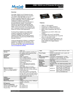 HDMI/RS232 Extender Kit