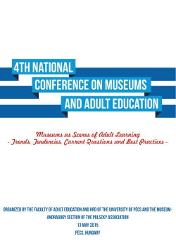 International Perspectives of Adult Education in Museums