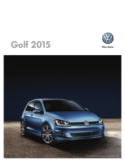 Golf 2015 - Volkswagen Canada