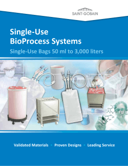 Single-Use BioProcess Systems - Mw