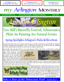 My Arlington Monthly - Vol 1 No 8 April, 2015