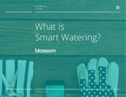 What is Smart Watering?