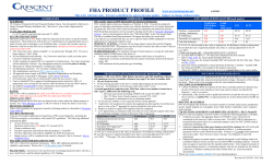 FHA Product Profile