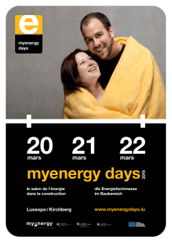 Brochure myenergy days 2015