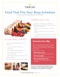 Food That Fits Your Busy Schedule