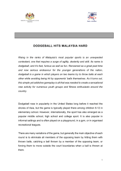 DODGEBALL HITS MALAYSIA HARD