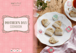 Mother`s Day cookbook